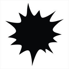 Comic Bubble Shaped Like a Heart for Romantic Dialogues