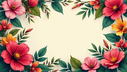 Bold blooms and leaves, vibrant tapestry design, leaf, detail, embroidery