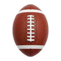 Top View American Football Ball PNG &ndash; Isolated Transparent Background