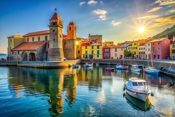 Collioure Harbor, France: Picturesque Mediterranean Coastal Town