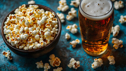 Enjoy the Game with Beer, Popcorn, and a Soccer Ball &ndash; Ultimate Sports Snack Setup