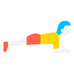 Person Doing Push-Up Exercise