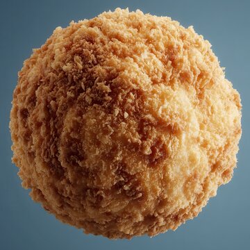 a perfect fried chicken sphere, pbr material --profile vrs3ow2.