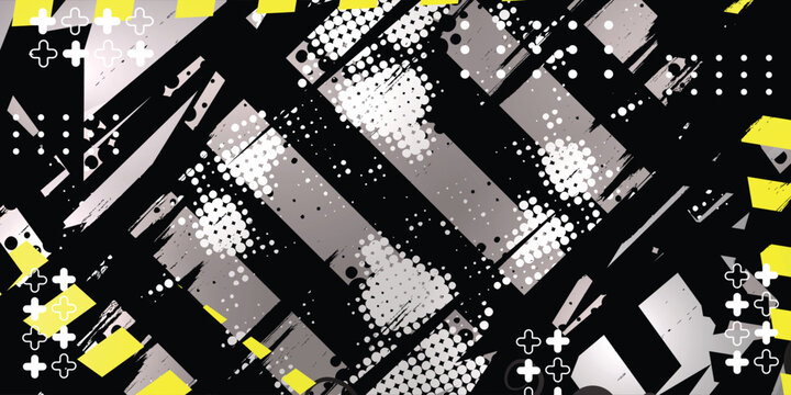 Dark gray striped racing abstract grunge background, vector