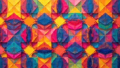 Fototapeta premium Abstract geometric stroller shapes repeating pattern, minimal, fabric