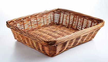 Fototapeta premium Rectangular wicker basket