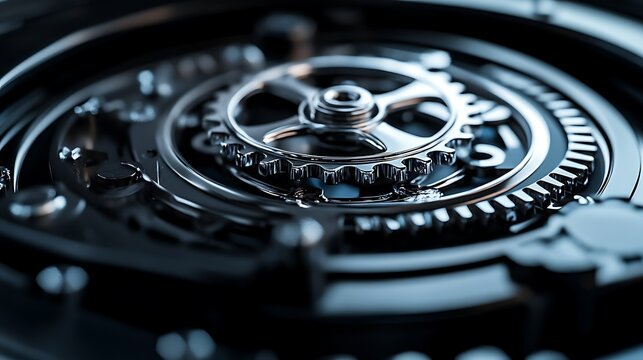 Clockwork mechanism precision gears