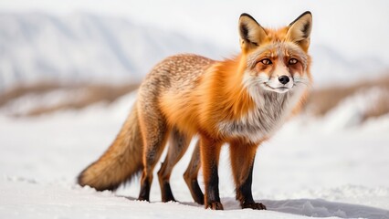Fototapeta premium Ostrich Running in African Savannah: Fastest Flightless Bird in Action