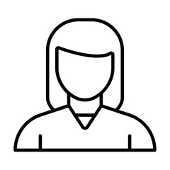 Obraz premium Girl Icon