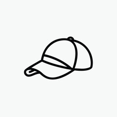Baseball hat icon. Cap icon. Vector illustration.eps, Baseball hat icon. Cap icon