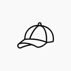 Baseball hat icon. Cap icon. Vector illustration.eps, Baseball hat icon. Cap icon