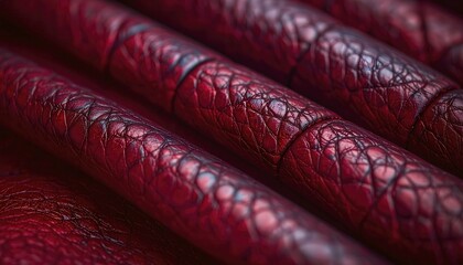 Blurred Dark Blue Leather Texture with Intricate Patterns