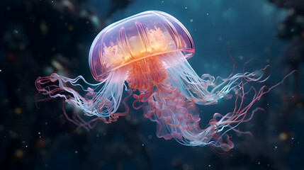 Fototapeta premium jelly fish in aquarium
