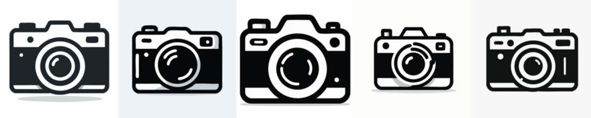 Simple and clean camera vector icon