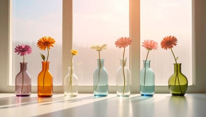 美しい花のディスプレー