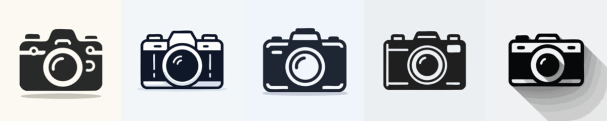 Simple and clean camera vector icon