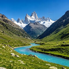 Obraz premium Majestic Pyrenees Mountains, France / Spain / Andorra