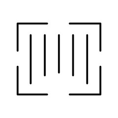barcode glyph icon