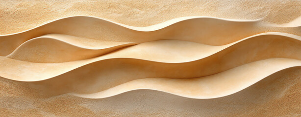 Abstract Beige Wave Pattern Texture Background