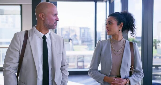 Woman, real estate and handshake with male client as property developer for building rental and business deal. People, partnership and happy or smile at office for sale, purchase and lease agreement