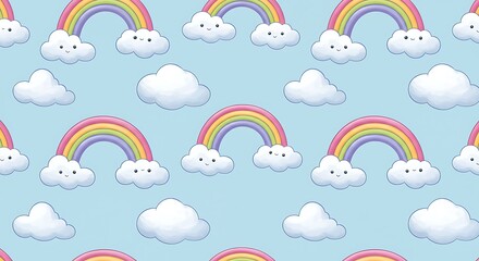 Rainbow Cloud Dance AI Generated