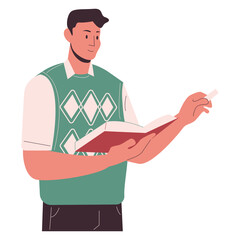 Teacher Flat Illustration