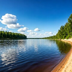 Fototapeta premium Stunning Dnieper River, Ukraine