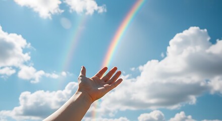 Sunlit Reach for the Arc AI Generated