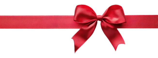 PNG Red ribbon with bow red accessories decorative.