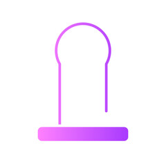 female condom gradient icon