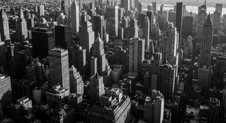 Cityscape, urban, modern, towering