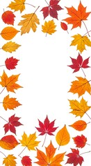 Fototapeta premium Autumn's Embrace AI Generated