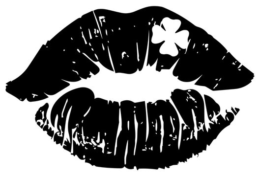 lip with four-leaf clover, St. Patrick's Day in Ireland — a celebration of luck, joy, and Celtic culture.