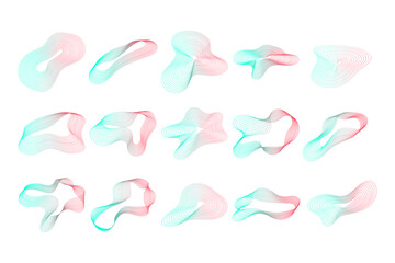 Wireframe Gradient Set