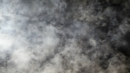 Dark Gray Textured Background with Fog and Smoke Effect