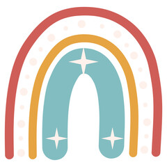 Obraz premium Boho Rainbow