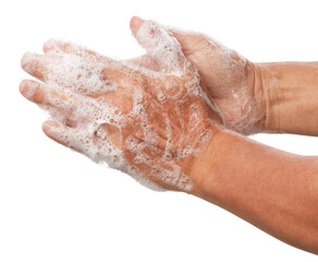 washing hands