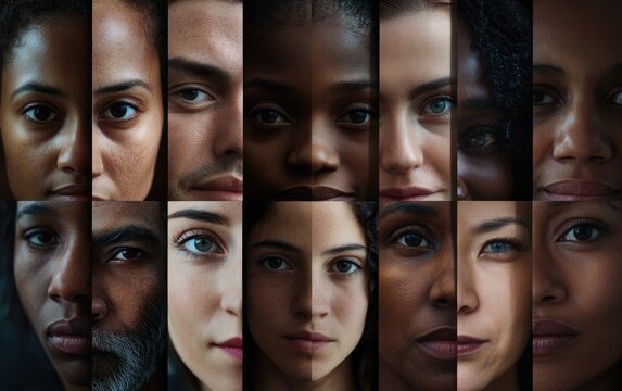 Human dignity and rights - equality principle, social justice, advocacy commitment, inclusivity promotion, racial fairness, respect for individuals, empowerment vision, human respect, fairness belief.