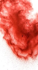 Fototapeta premium Crimson Cloud Burst AI Generated