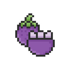 fruit cute retro pixel art