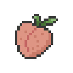 Obraz premium fruit cute retro pixel art
