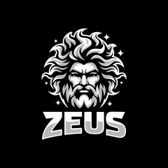 Zeus Greek God Mascot Logo for Esport Teams