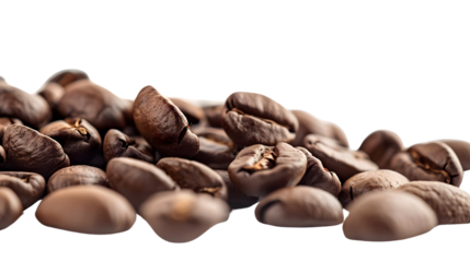 Professional Roasted Coffee Beans Background Concept for Marketing Materials