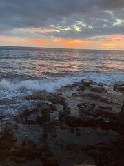 Obraz premium sunset at the beach
