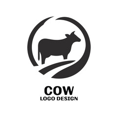 Cow Vector Logo Design