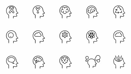 mental health line icon big set  anxiety  stress   (1).eps