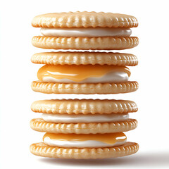 Stacked cookies dessert treat food photography