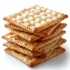 Stacked crackers high resolution image