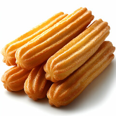 Stacked golden brown cookies dessert bakery product
