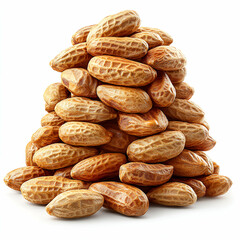Stacked nuts food photography